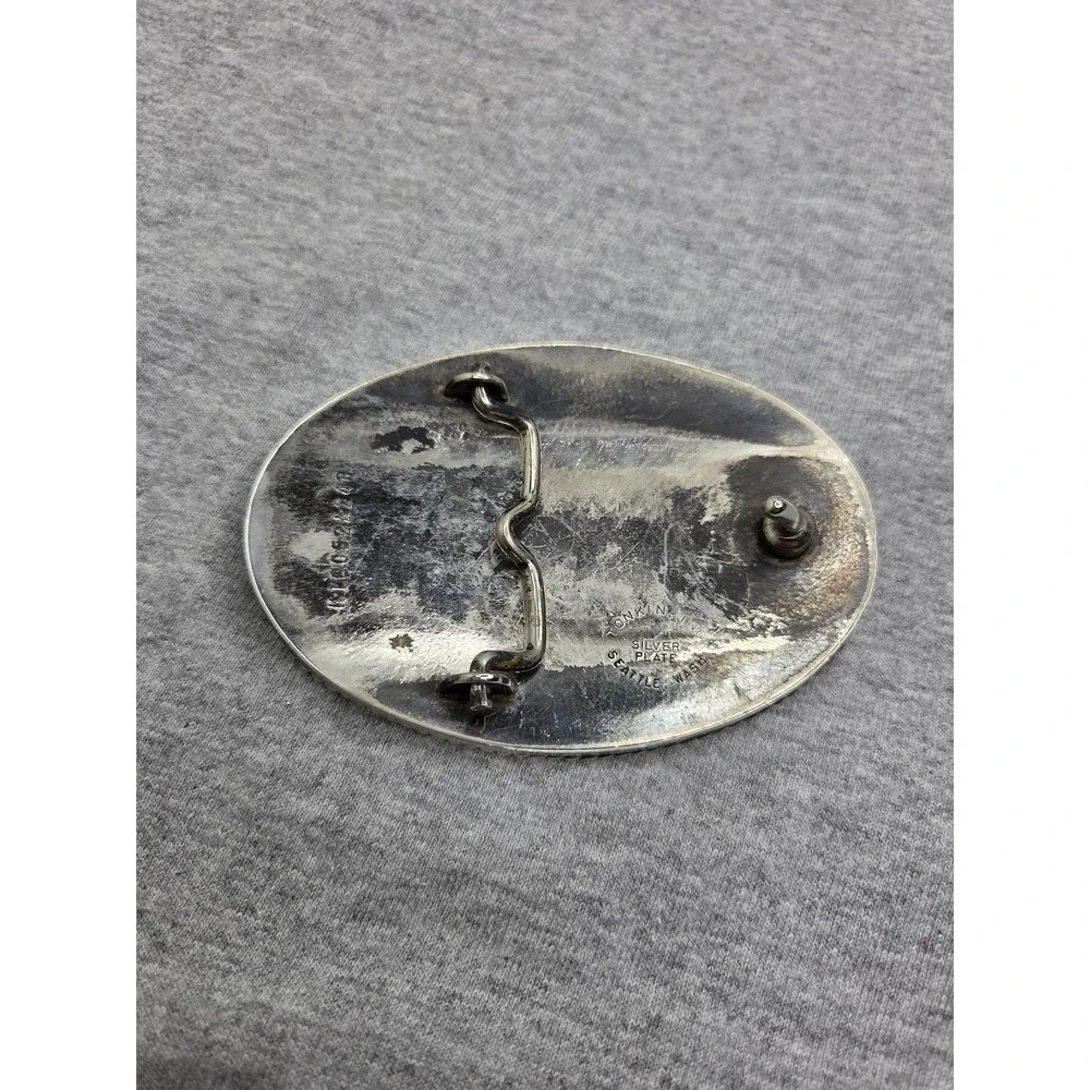Vintage Kenworth Trucking Working Class Oval Belt Buckle